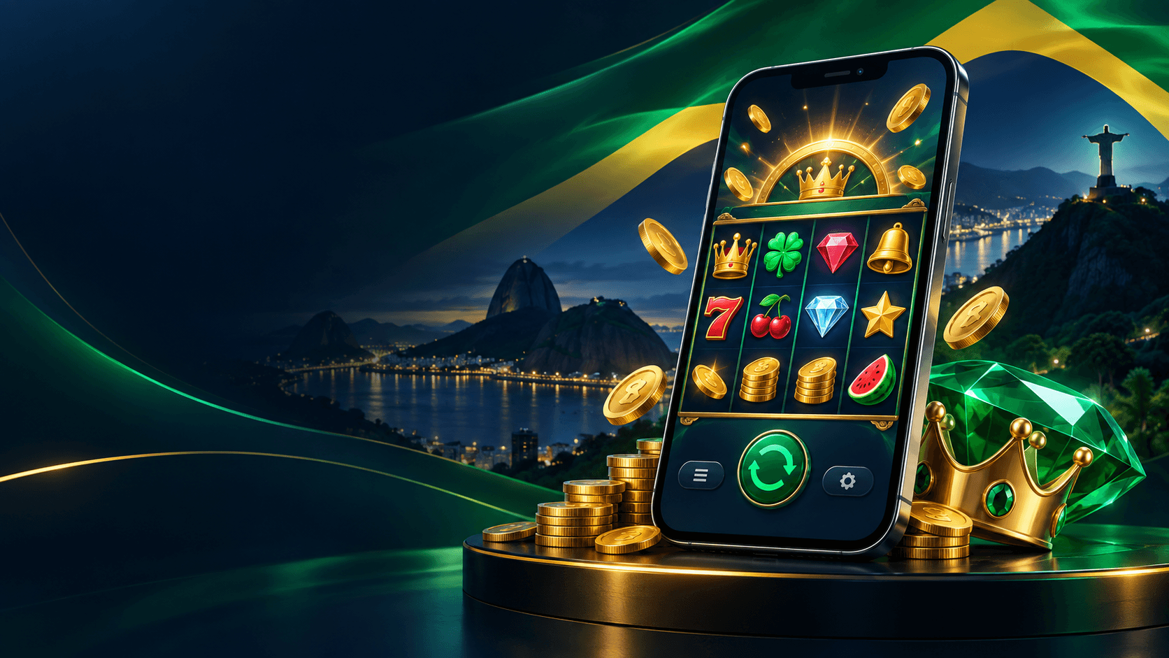 Infográfico explicando RTP e volatilidade em slots online